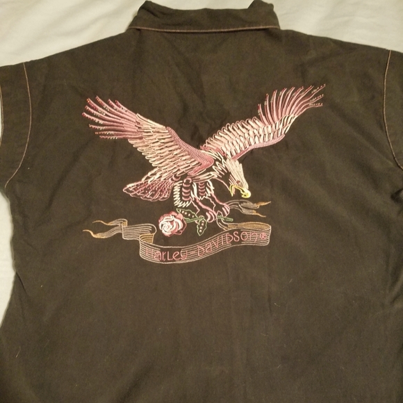 Harley Davidson button up shirt - Picture 1 of 4